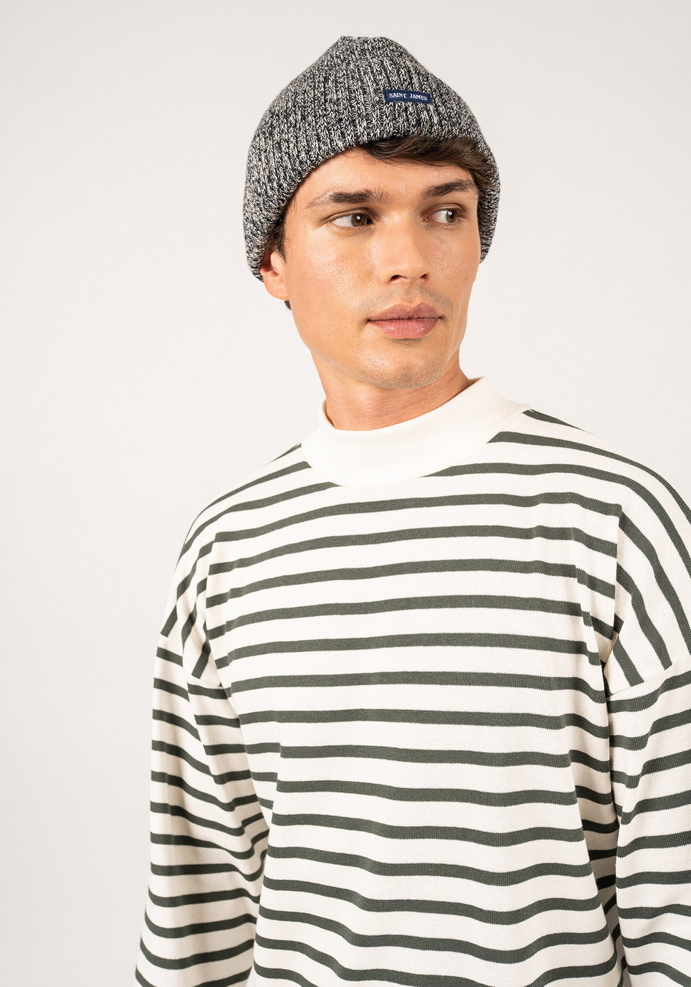 Yvetot hat (NAVY/ECRU)