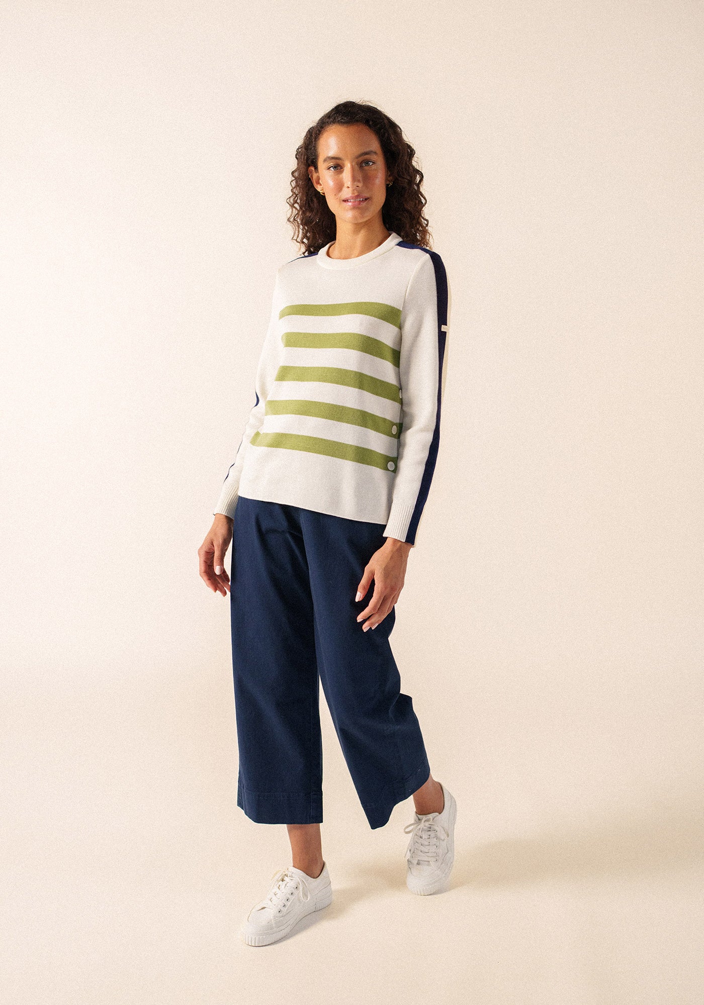 Chausey jumper (BLANC/OIL/INSIGNE)