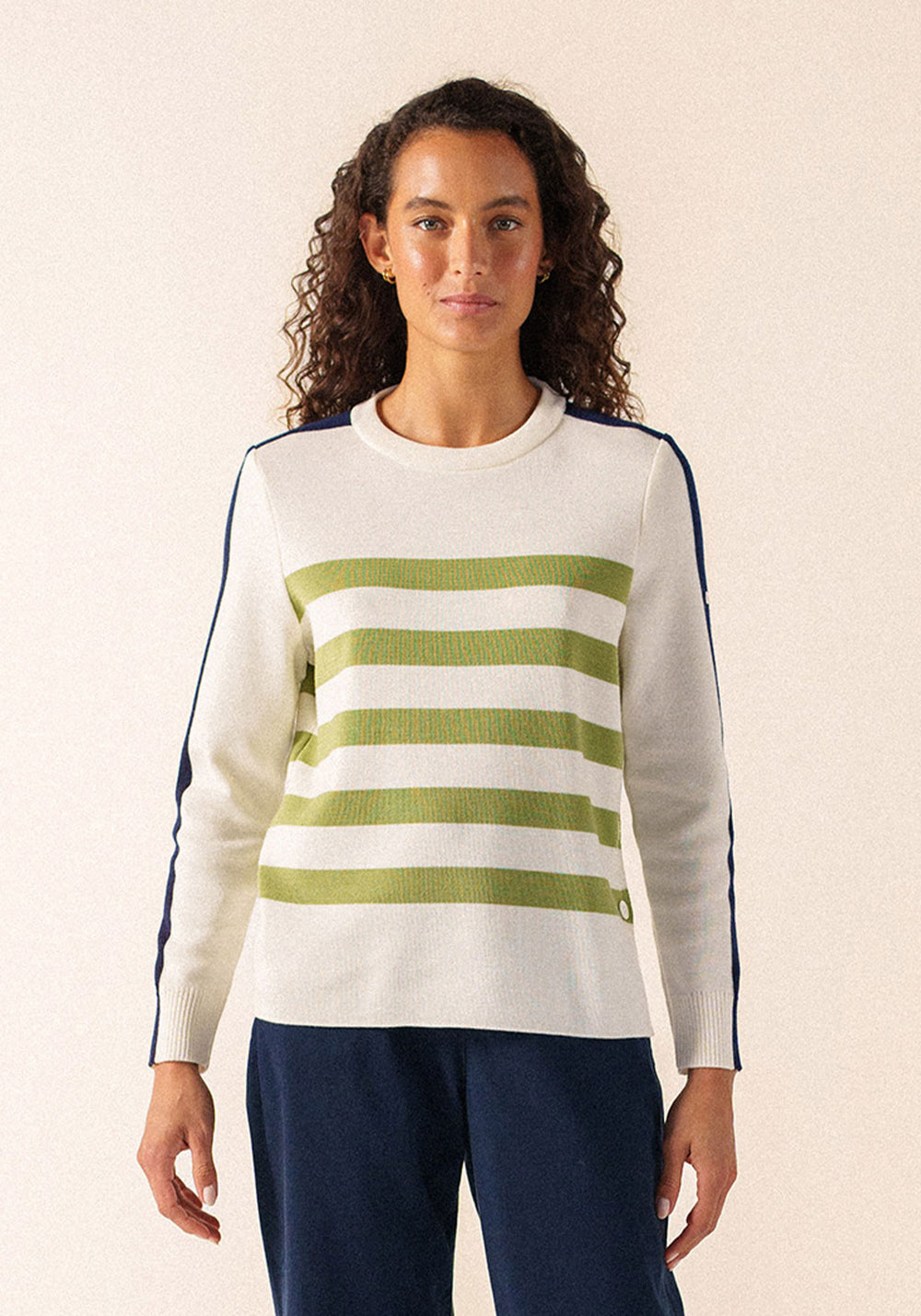 Chausey jumper (BLANC/OIL/INSIGNE)