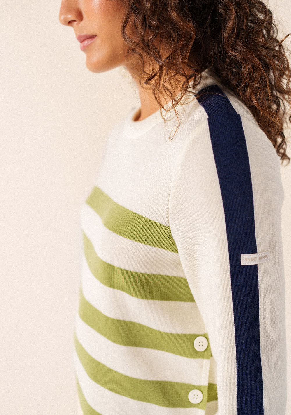Chausey jumper (BLANC/OIL/INSIGNE)