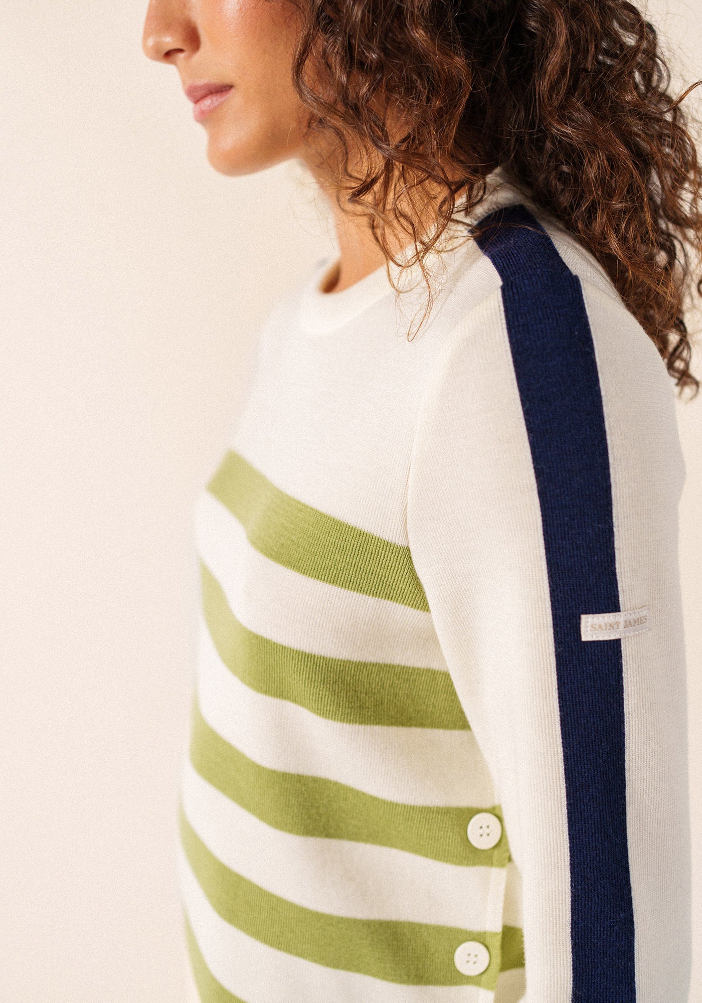 Chausey jumper (BLANC/OIL/INSIGNE)
