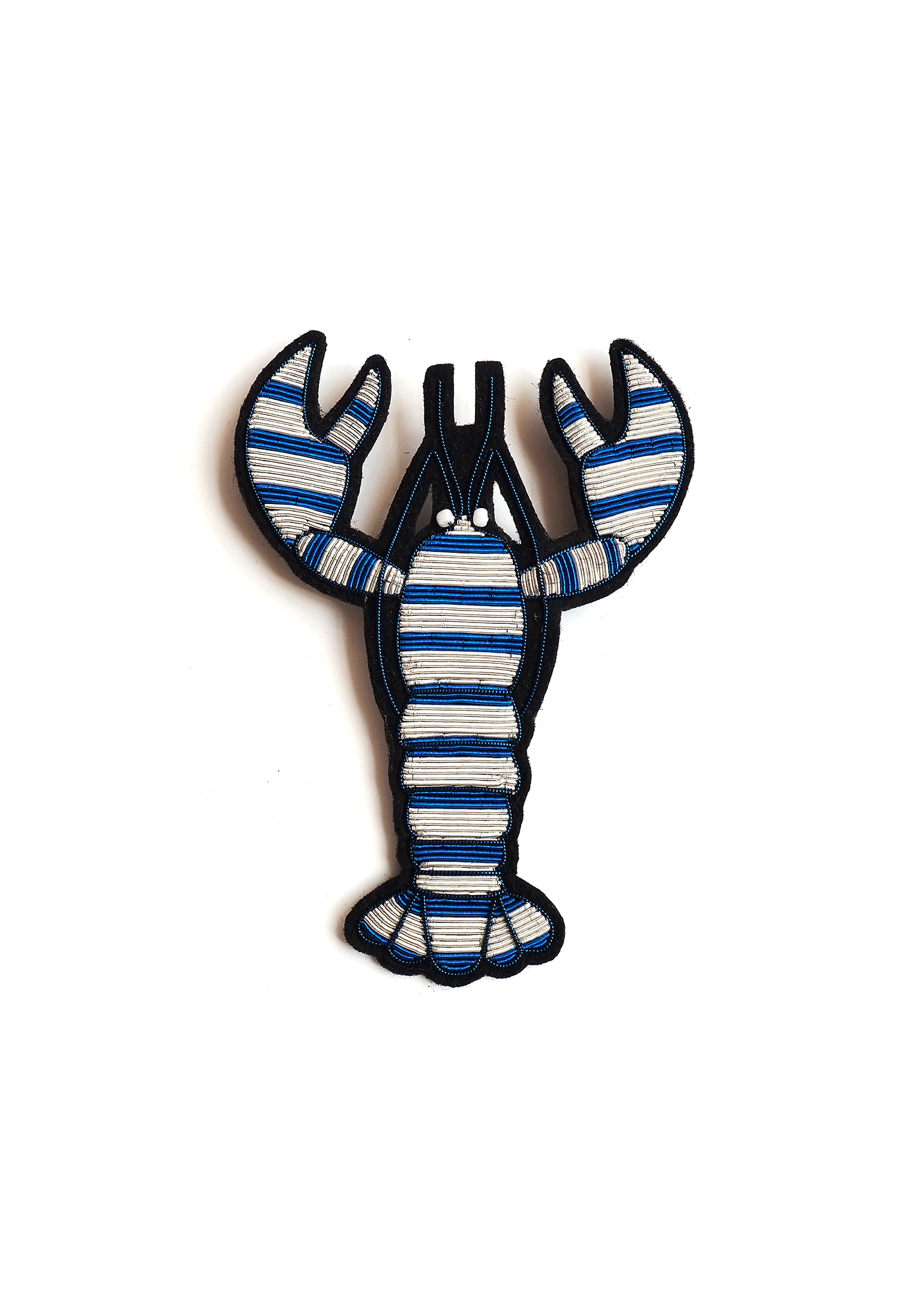 Lobster brooch x Macon & Lesquoy (BLEU/BLANC)
