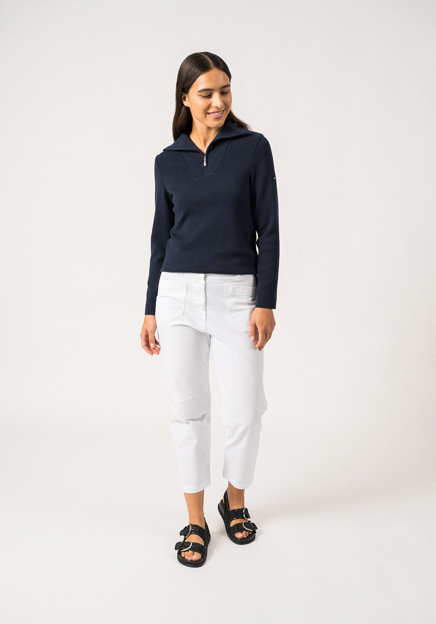 Passerelle cotton jumper (MARINE)