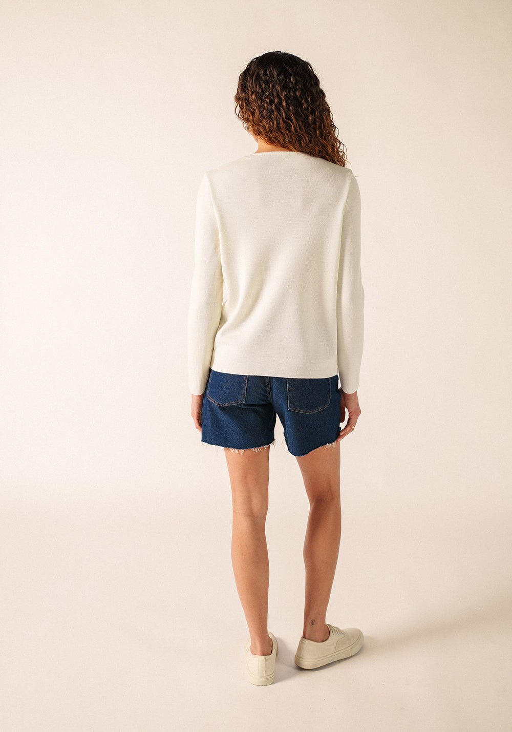 Brévands cardigan (BLANC)