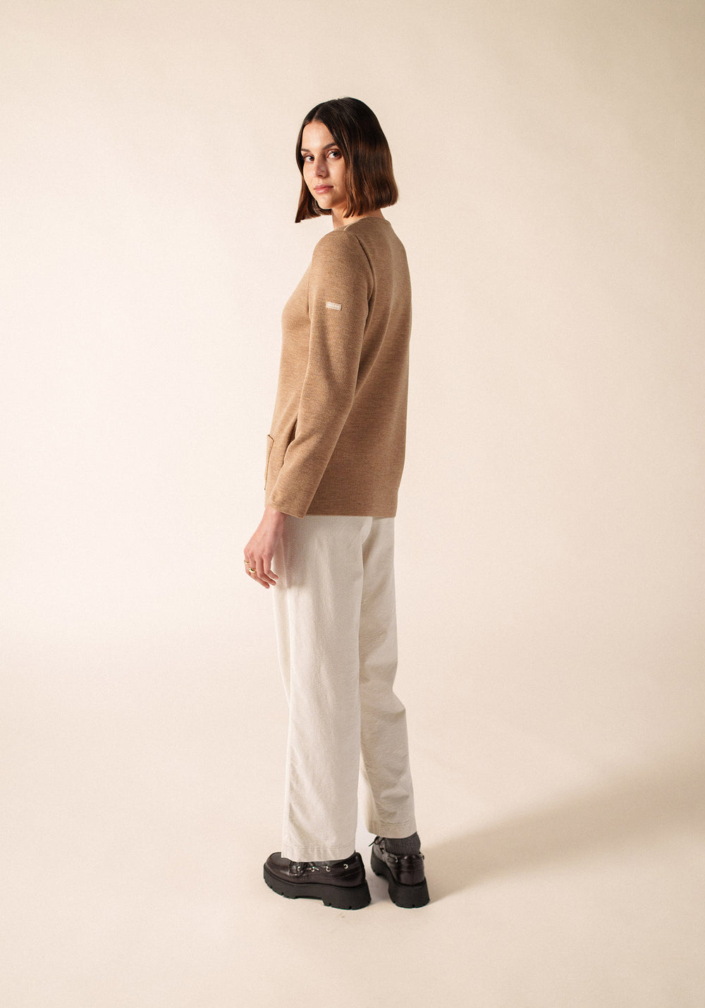 Blainville cardigan (BEIGE FONCE)
