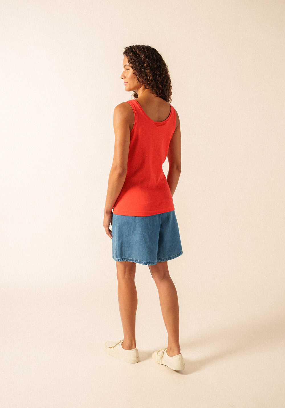 Bastia sleeveless top (PIGMENT)