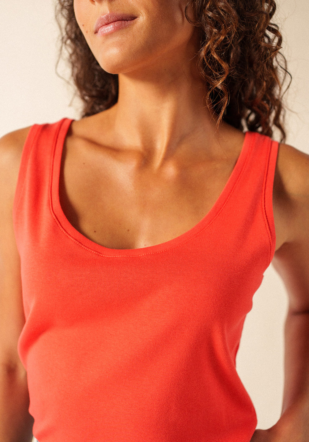 Bastia sleeveless top (PIGMENT)