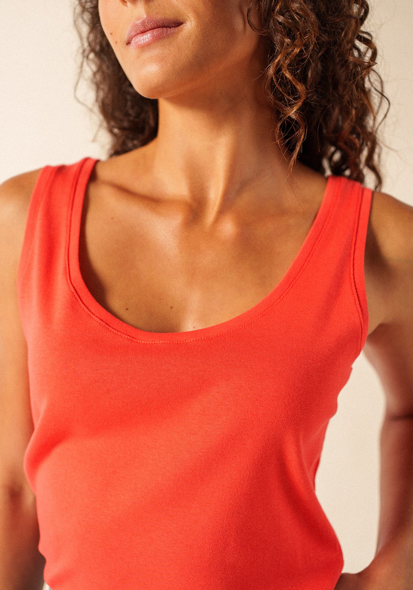 Bastia sleeveless top (PIGMENT)