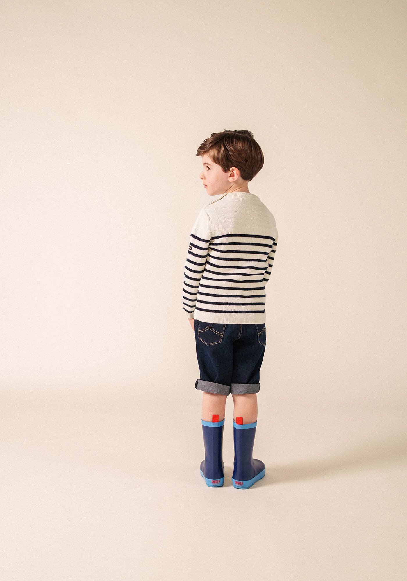 Moussaillon striped jumper (ECUME/NAVY)