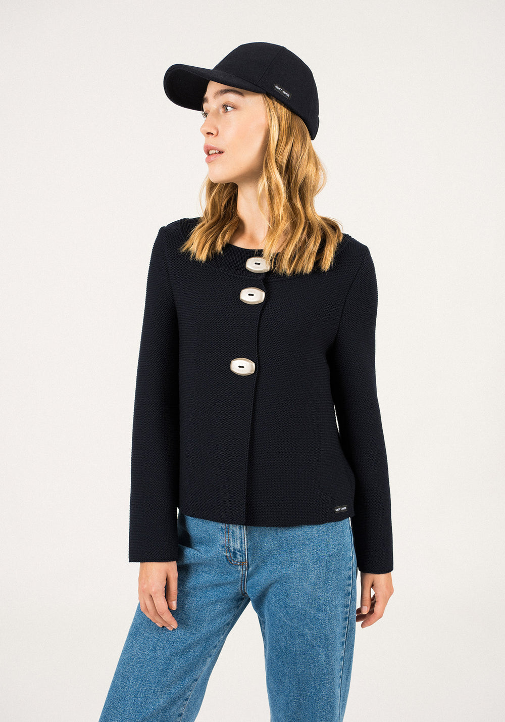 Adrets Réédit cardigan (NAVY)