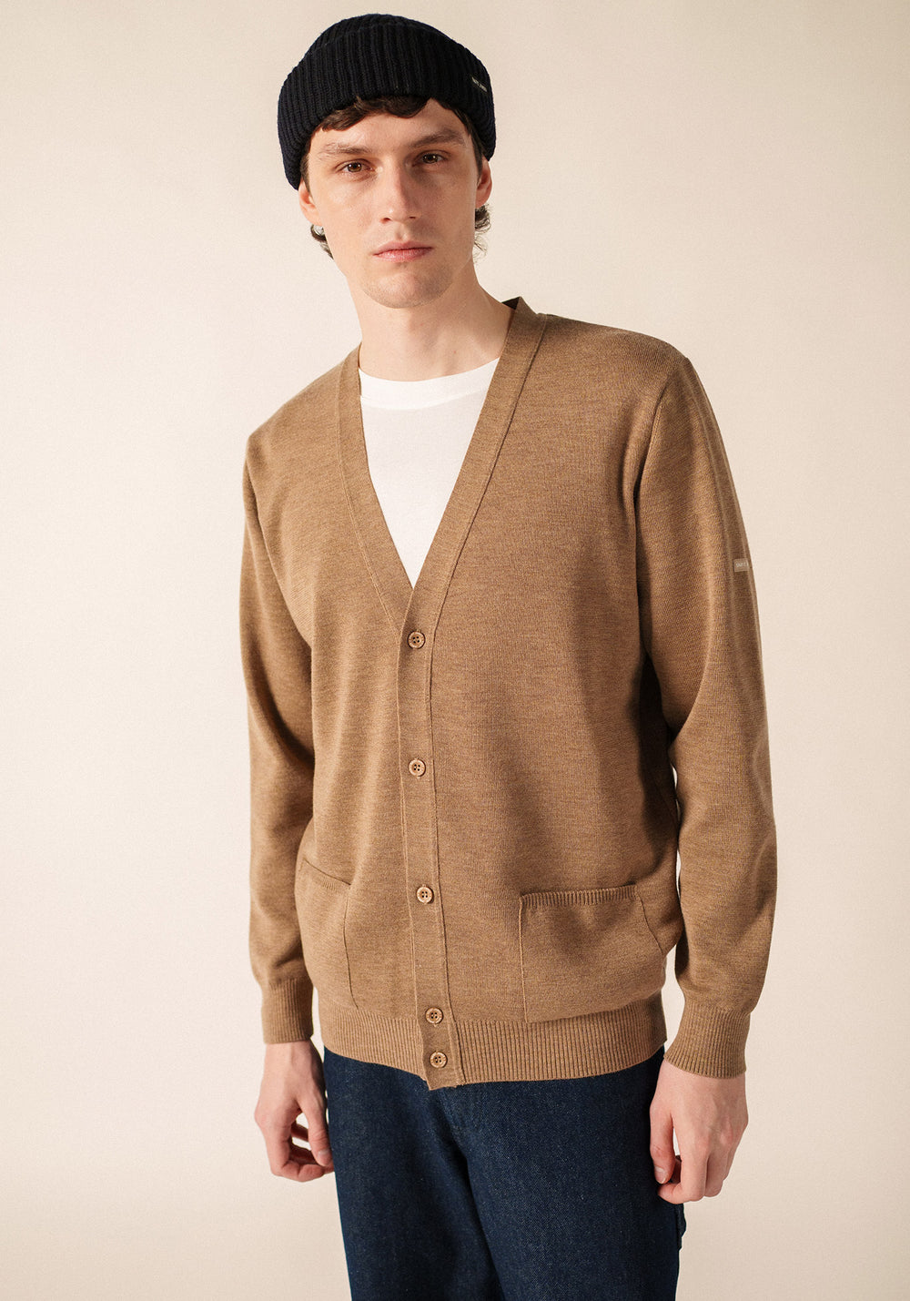 Guingamp Cardigan (BEIGE FONCE)