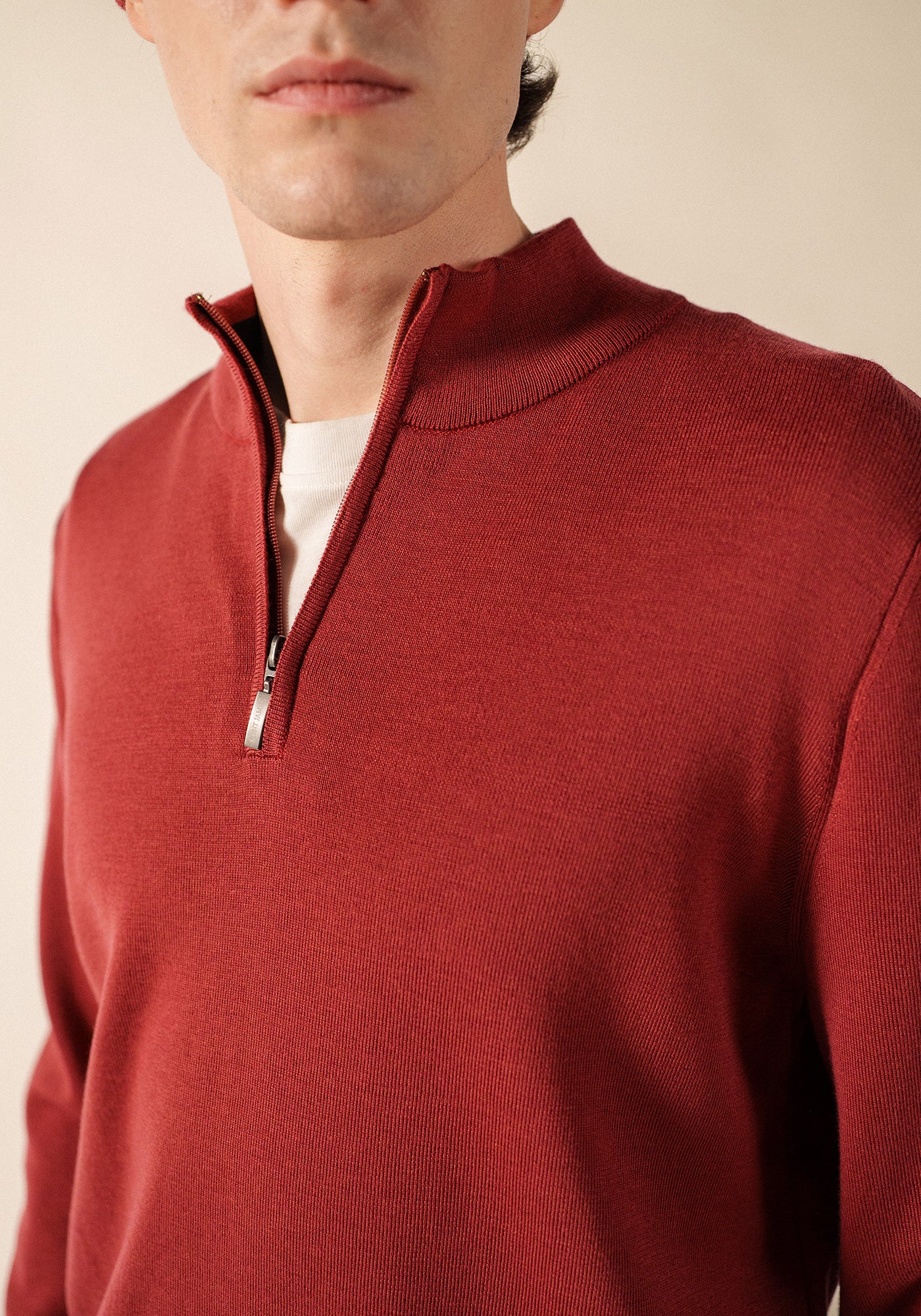 Crossley jumper (TERRACOTTA/NAVY)