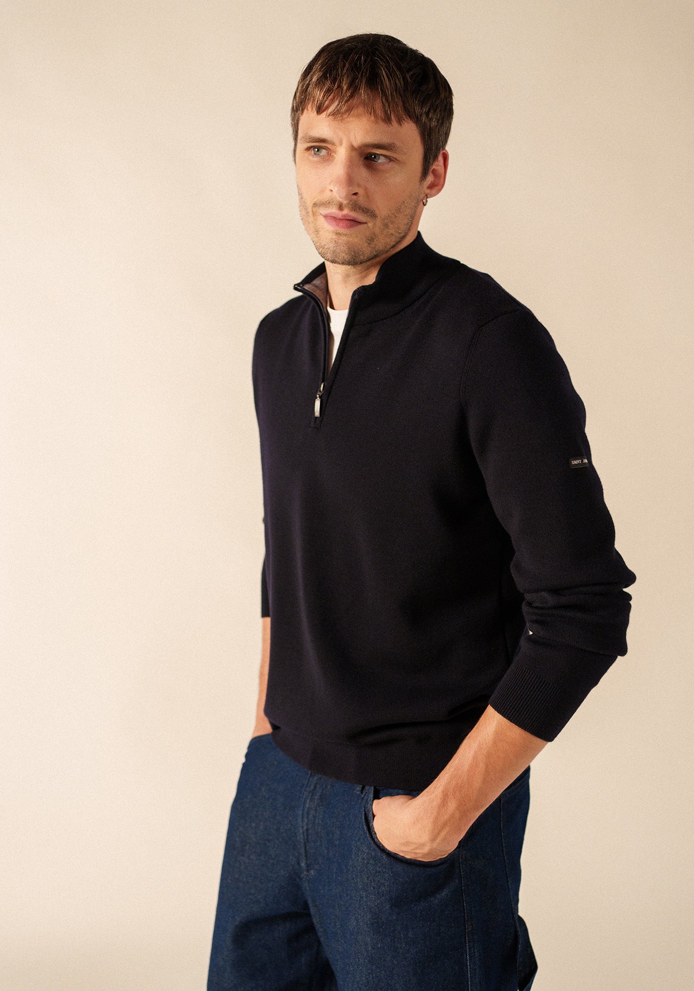 Crossley jumper (NAVY/GRIS)
