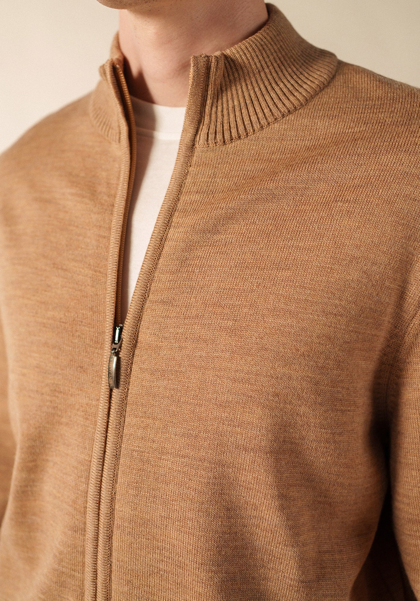 Colorado cardigan (BEIGE FONCE/BEIGE)
