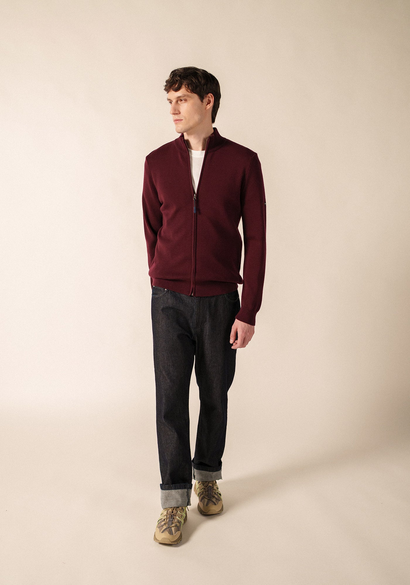Creggan cardigan (TWEED/NAVY)
