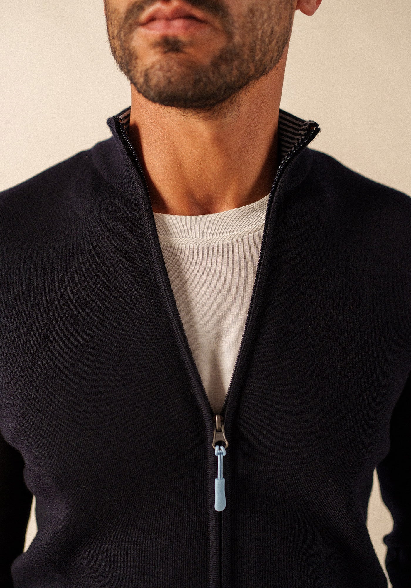 Creggan cardigan (NAVY/NUANCE)