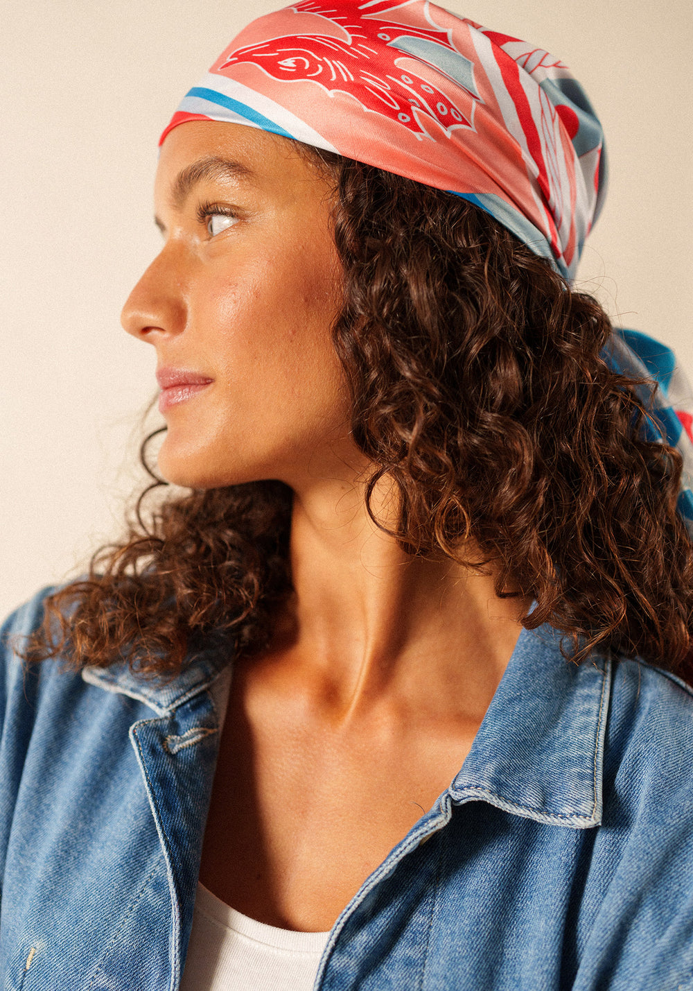 Fond Marin square scarf (PLAY)