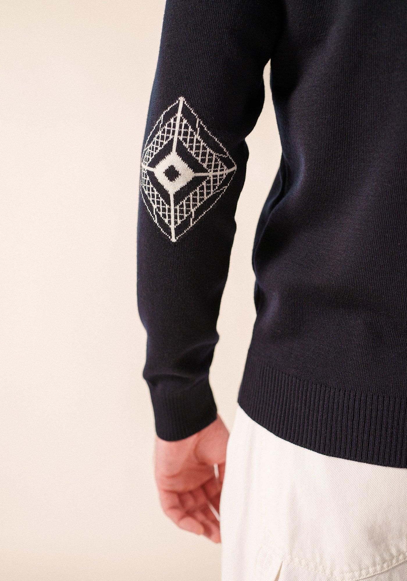 Mondiovision jumper x La tour Eiffel (NAVY/ECUME)
