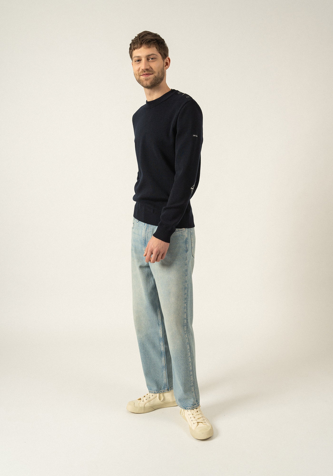 Mondiovision jumper x La tour Eiffel (NAVY/ECUME)