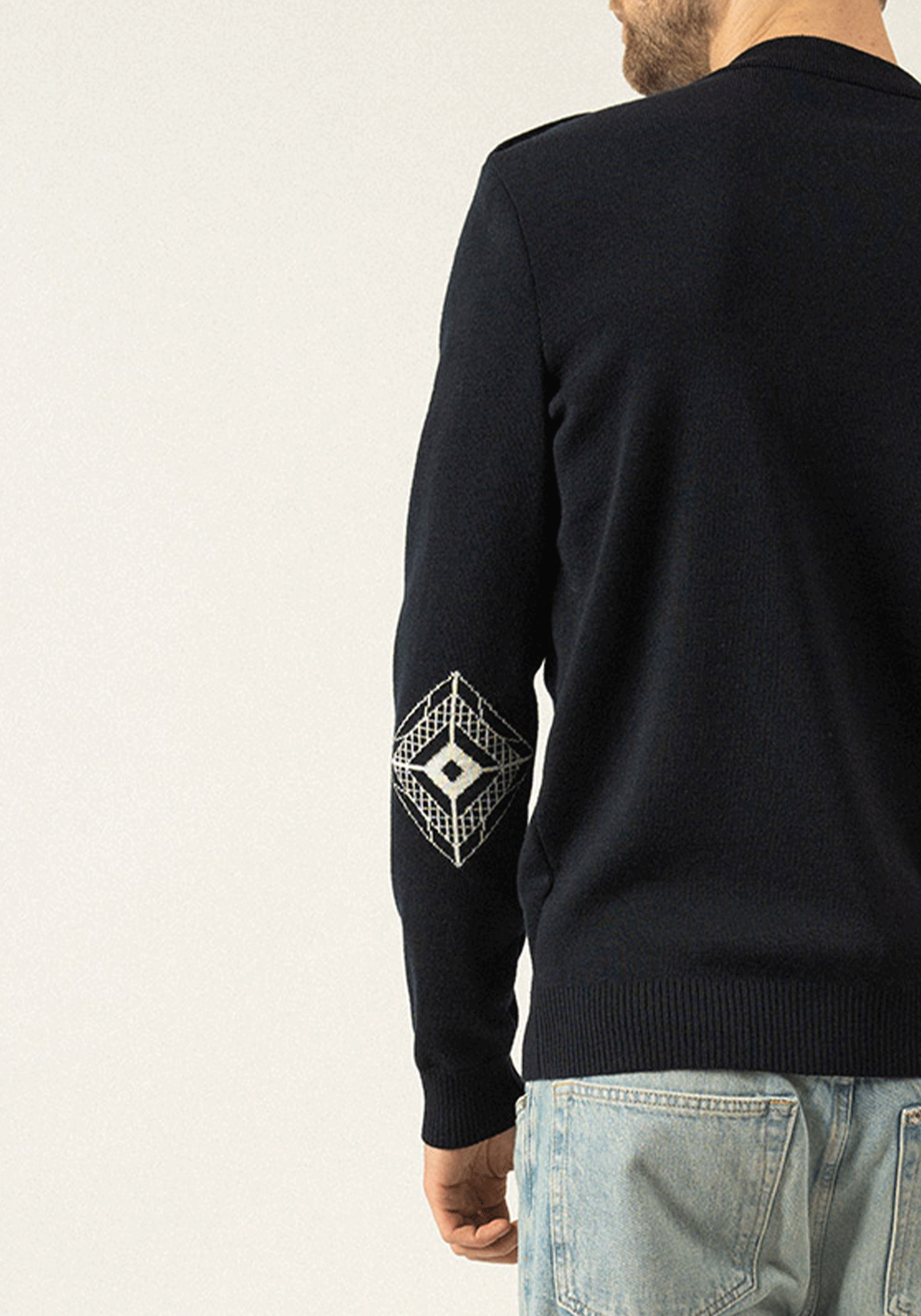 Mondiovision jumper x La tour Eiffel (NAVY/ECUME)