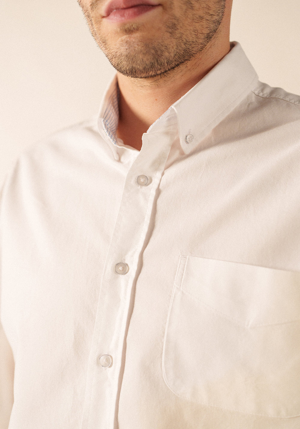 Amboise Long-Sleeved Shirt – cotton (BLANC)