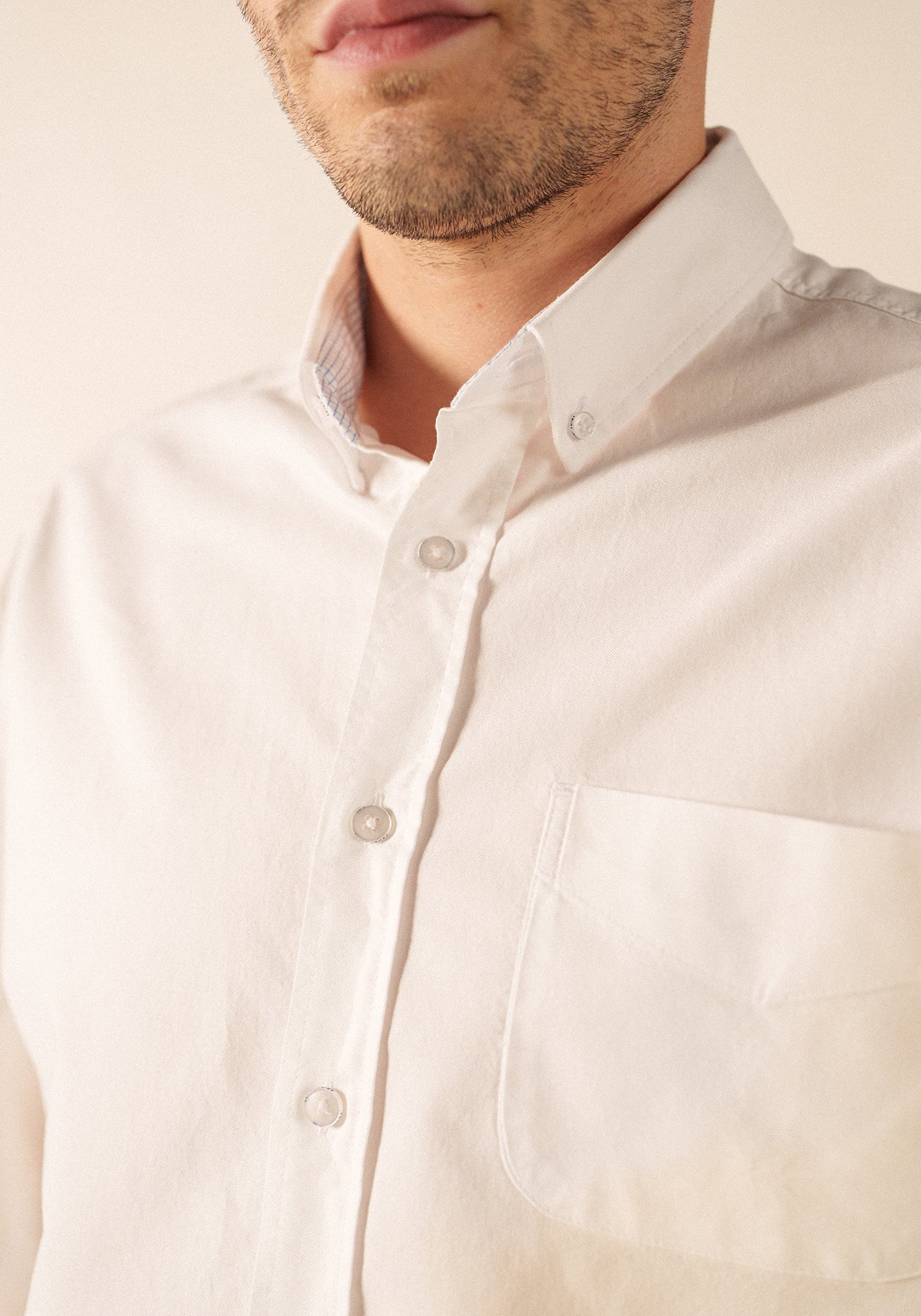 Amboise Long-Sleeved Shirt – cotton (BLANC)