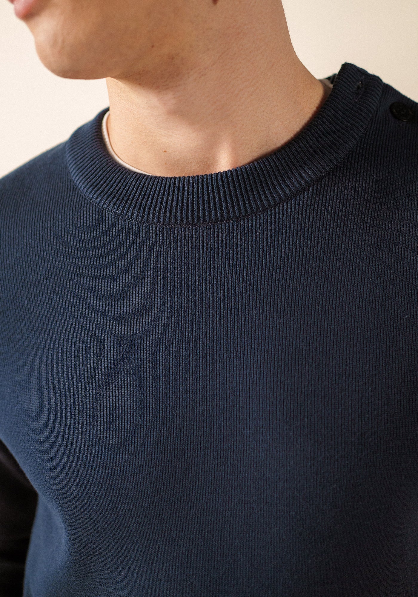 Cancale cotton sailor jumper (MARINE)