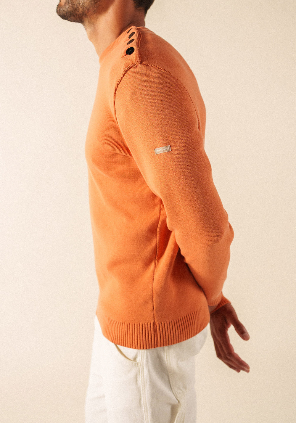 Cancale cotton sailor jumper (ARGILE)