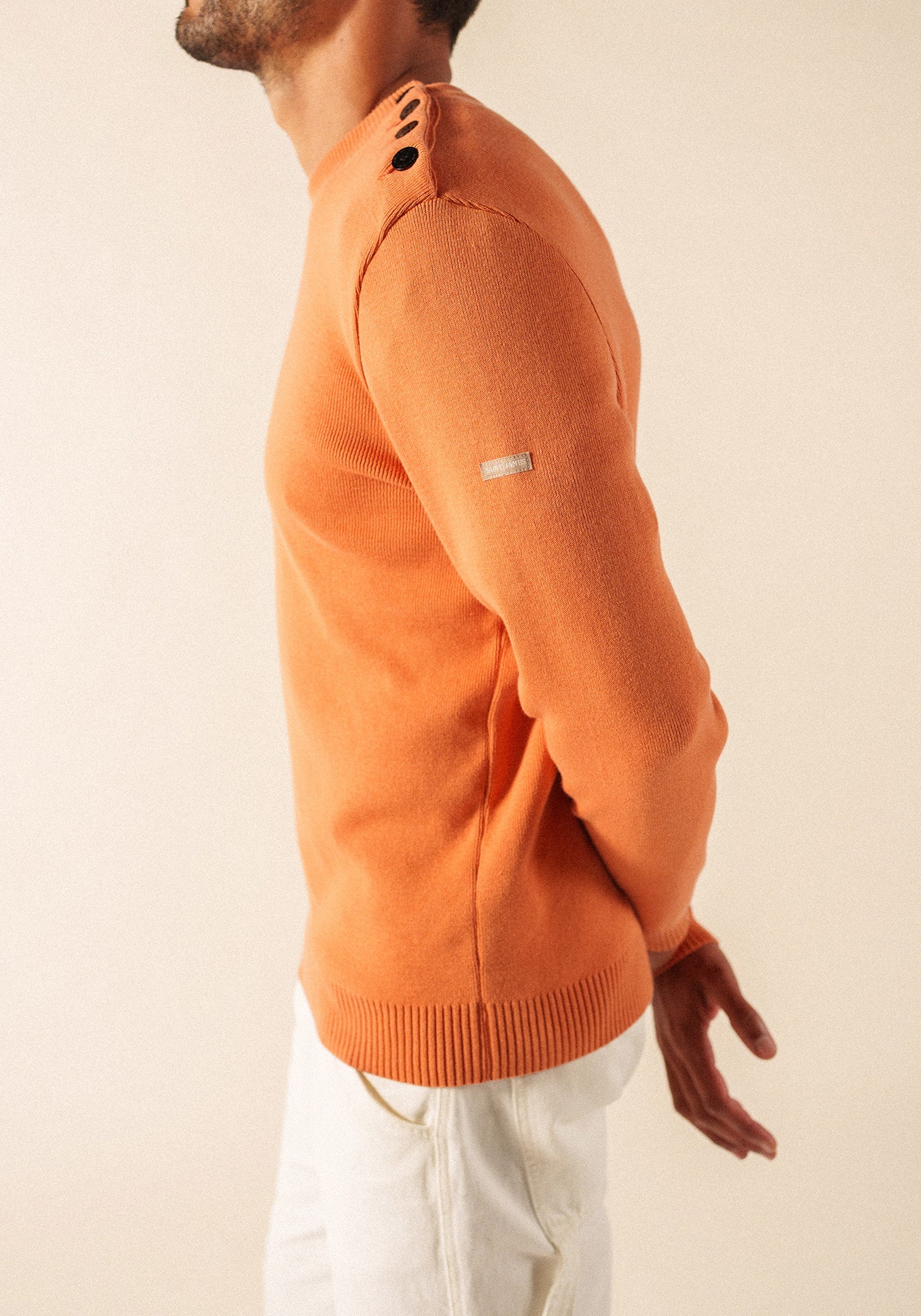 Cancale cotton sailor jumper (ARGILE)