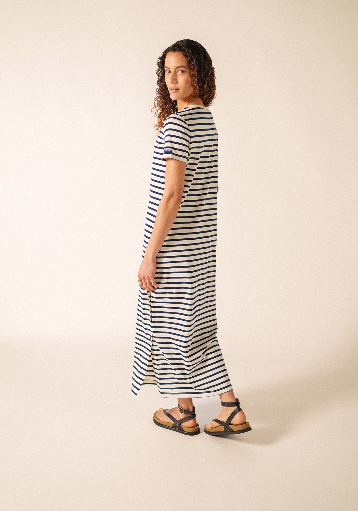Eze dress (ECRU/MARINE)