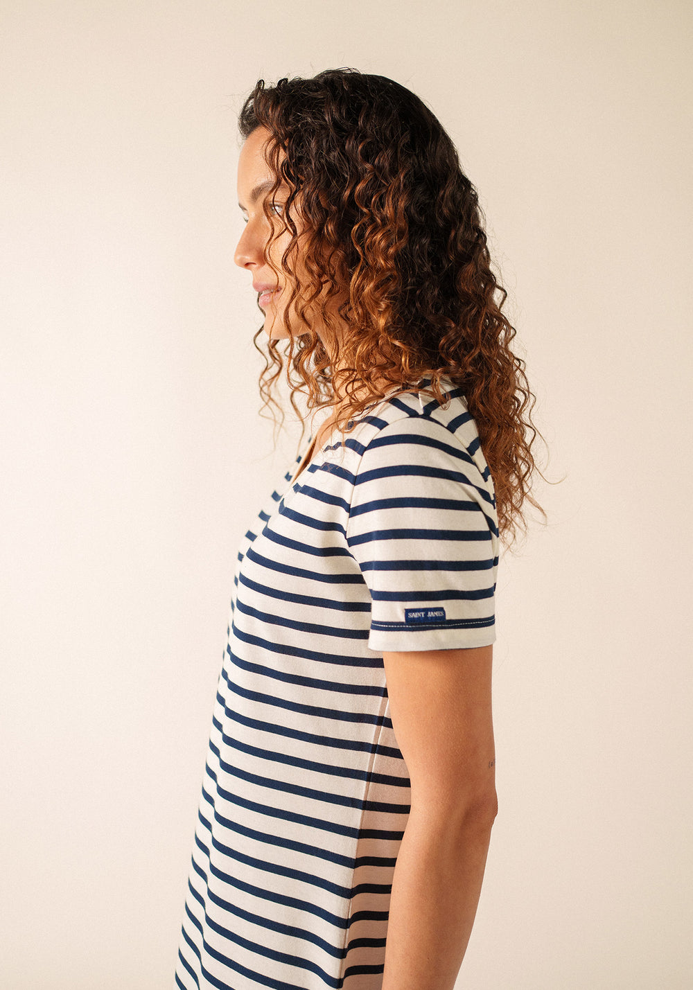 Eze dress (ECRU/MARINE)