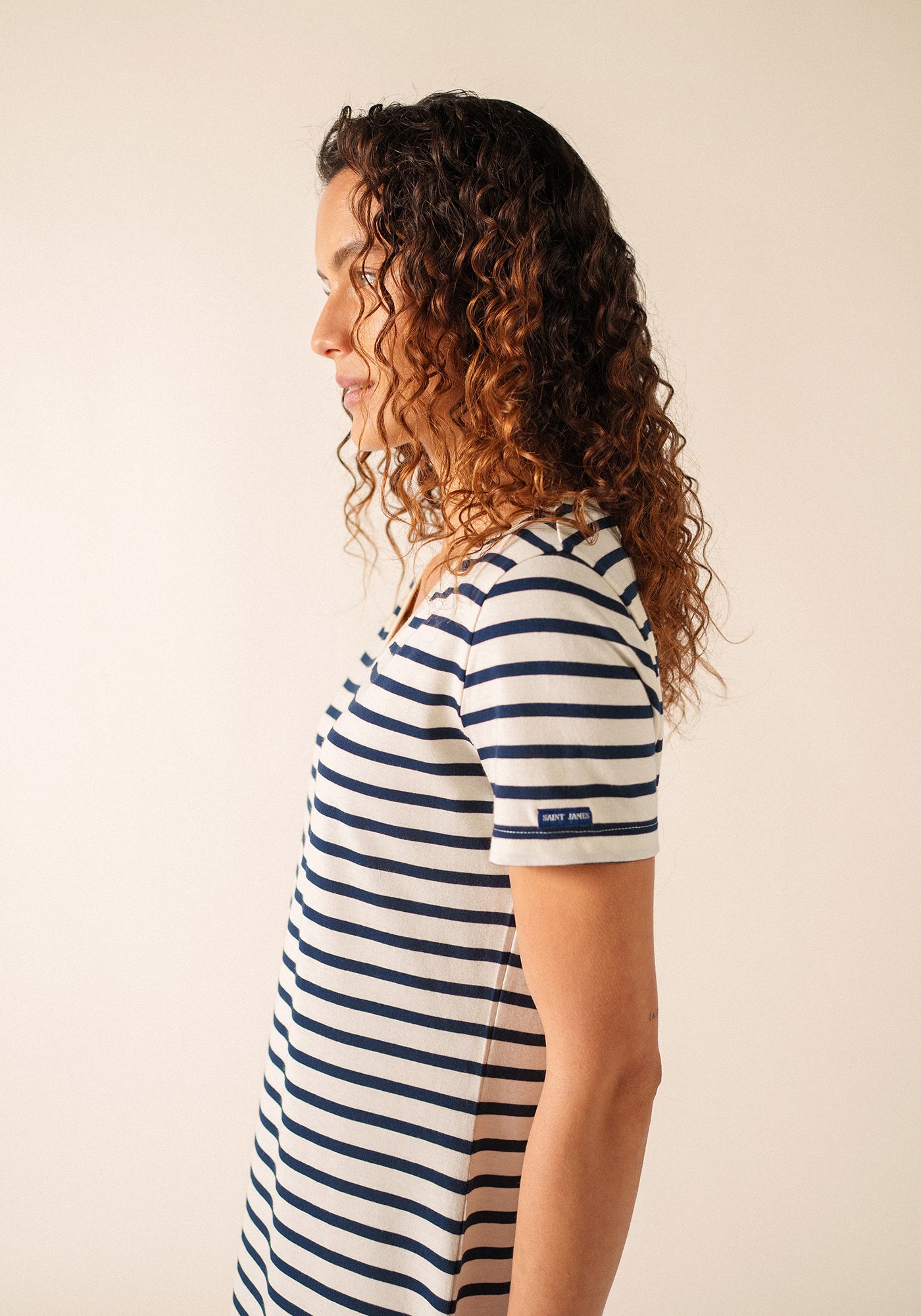Eze dress (ECRU/MARINE)