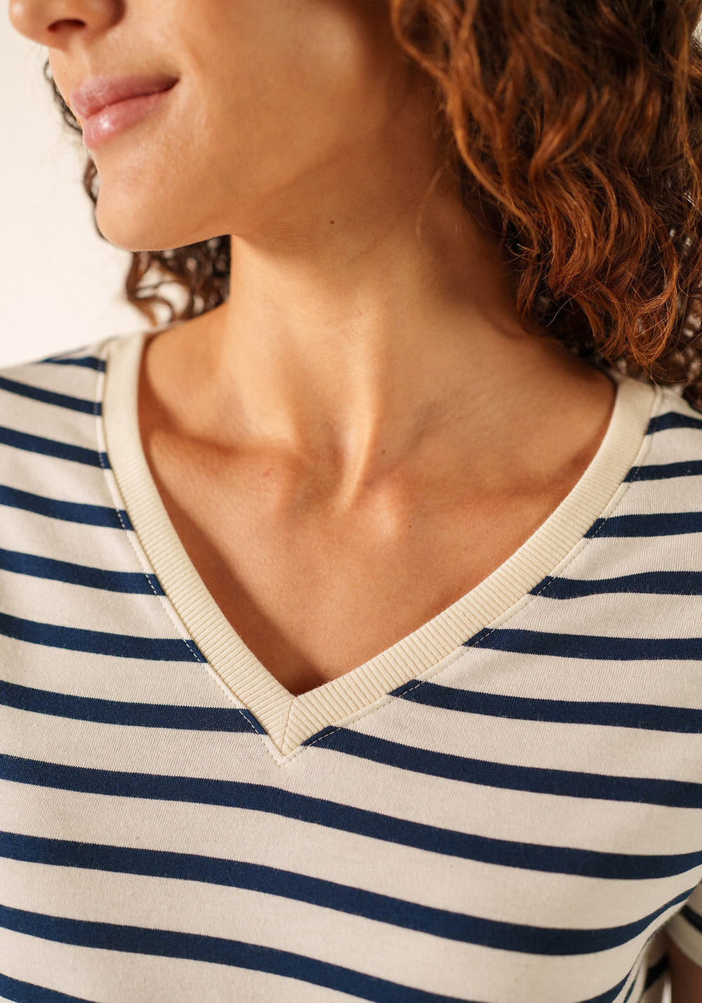 Eze dress (ECRU/MARINE)