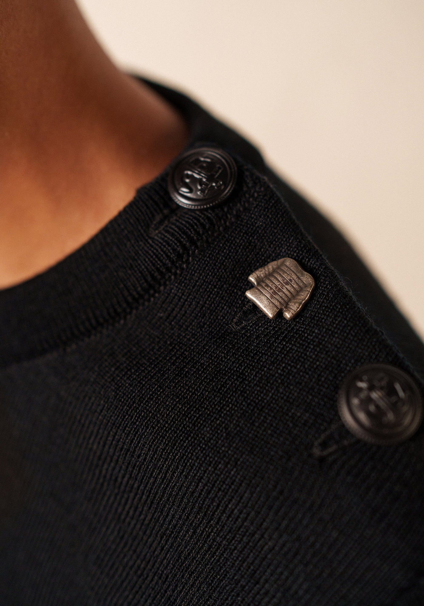 Brégançon sailor jumper (NOIR)