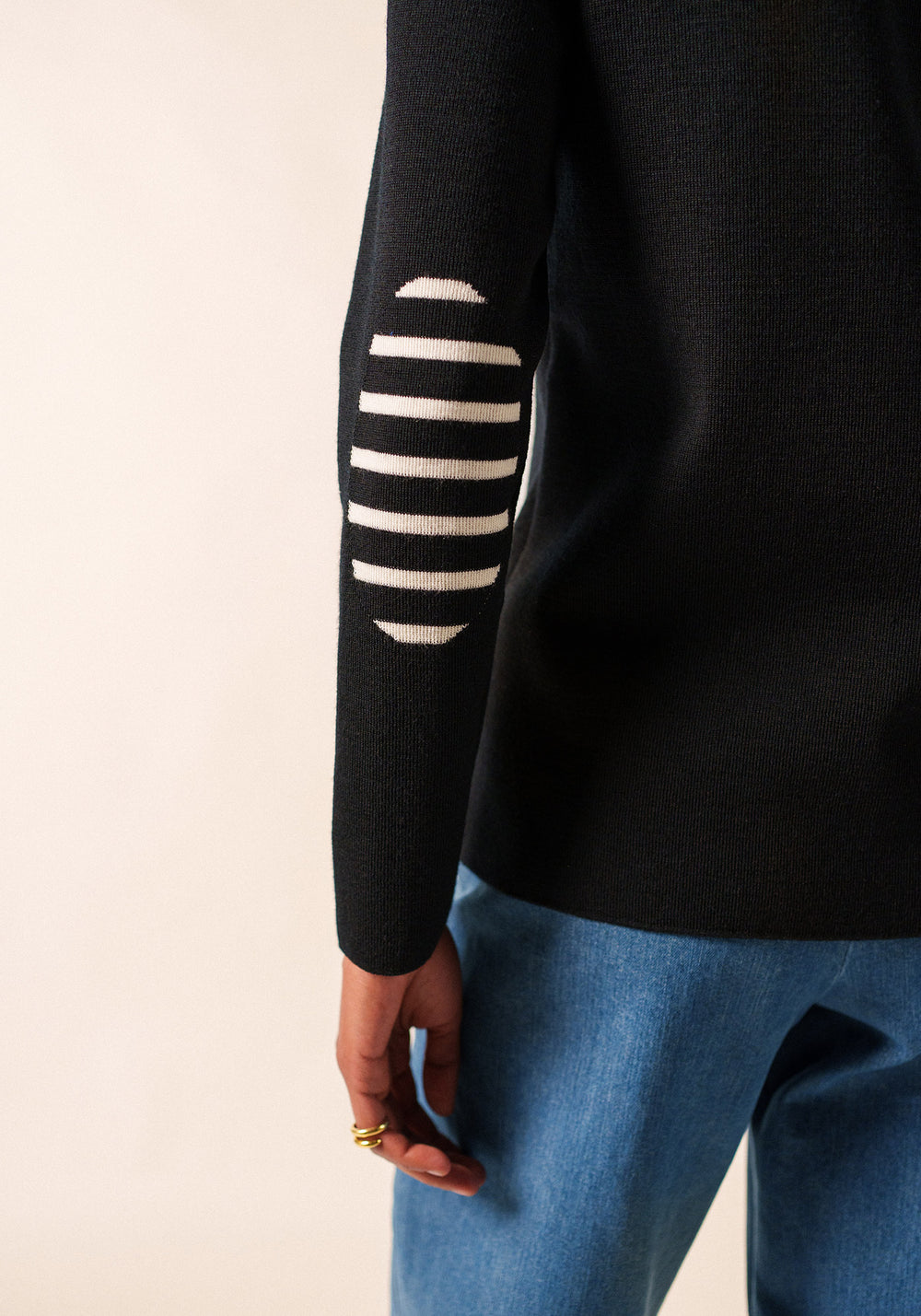 Brégançon sailor jumper (NOIR)