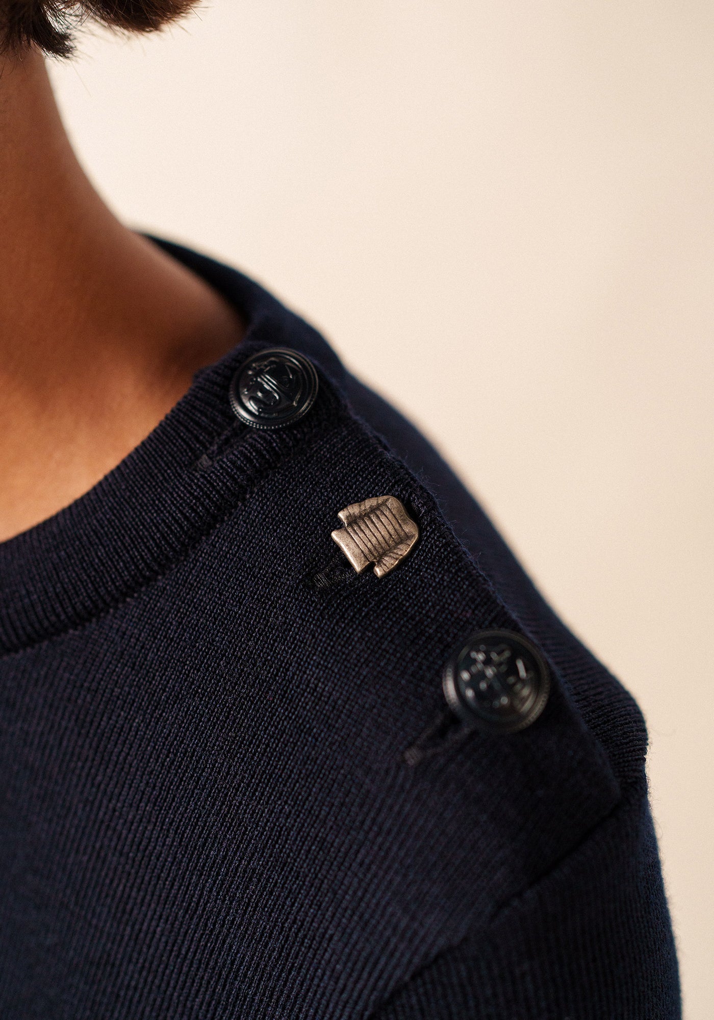 Brégançon sailor jumper (NAVY)