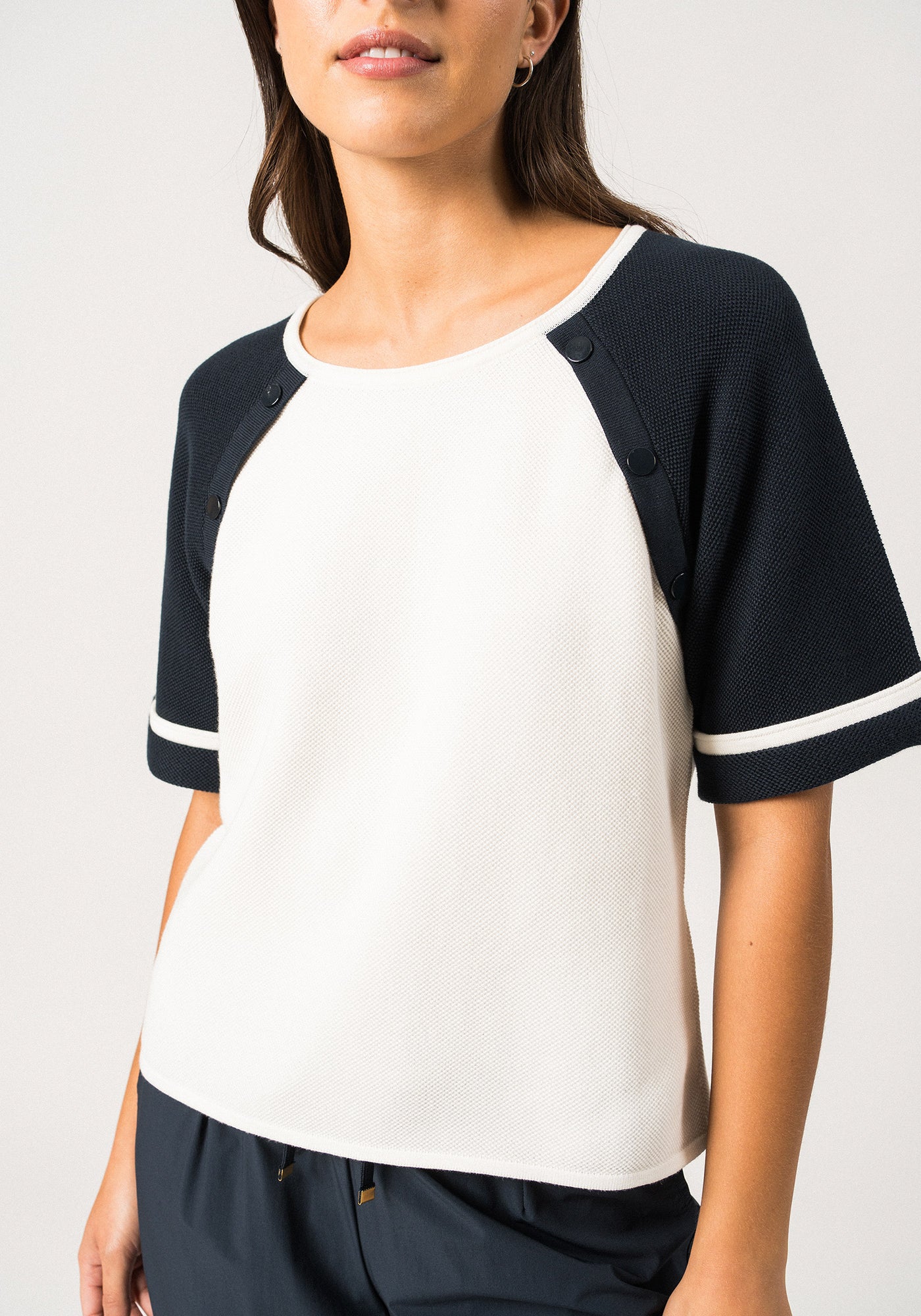 Traversée T-Shirt x Isabelle Ballu (ECUME/MARINE)