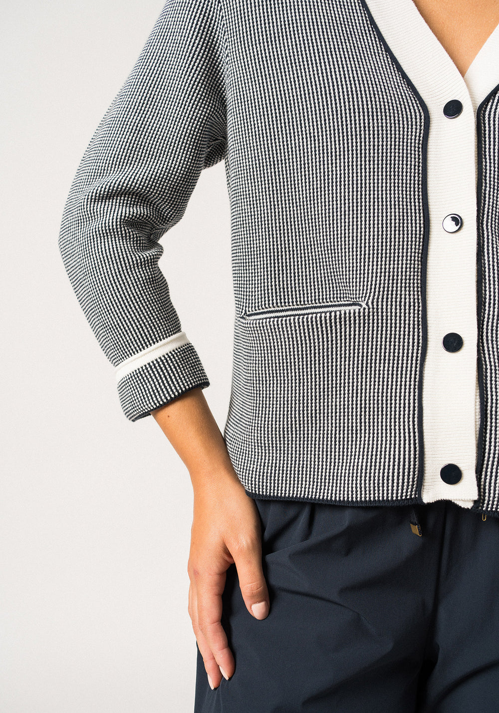 Calanques Cardigan x Isabelle Ballu (ECUME/MARINE)