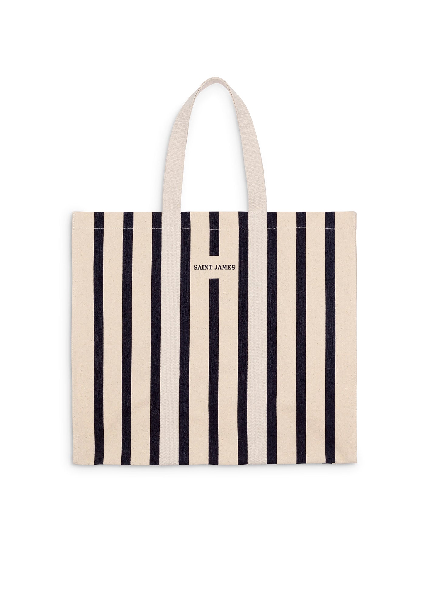 Large tote bag (ECRU/MARINE)