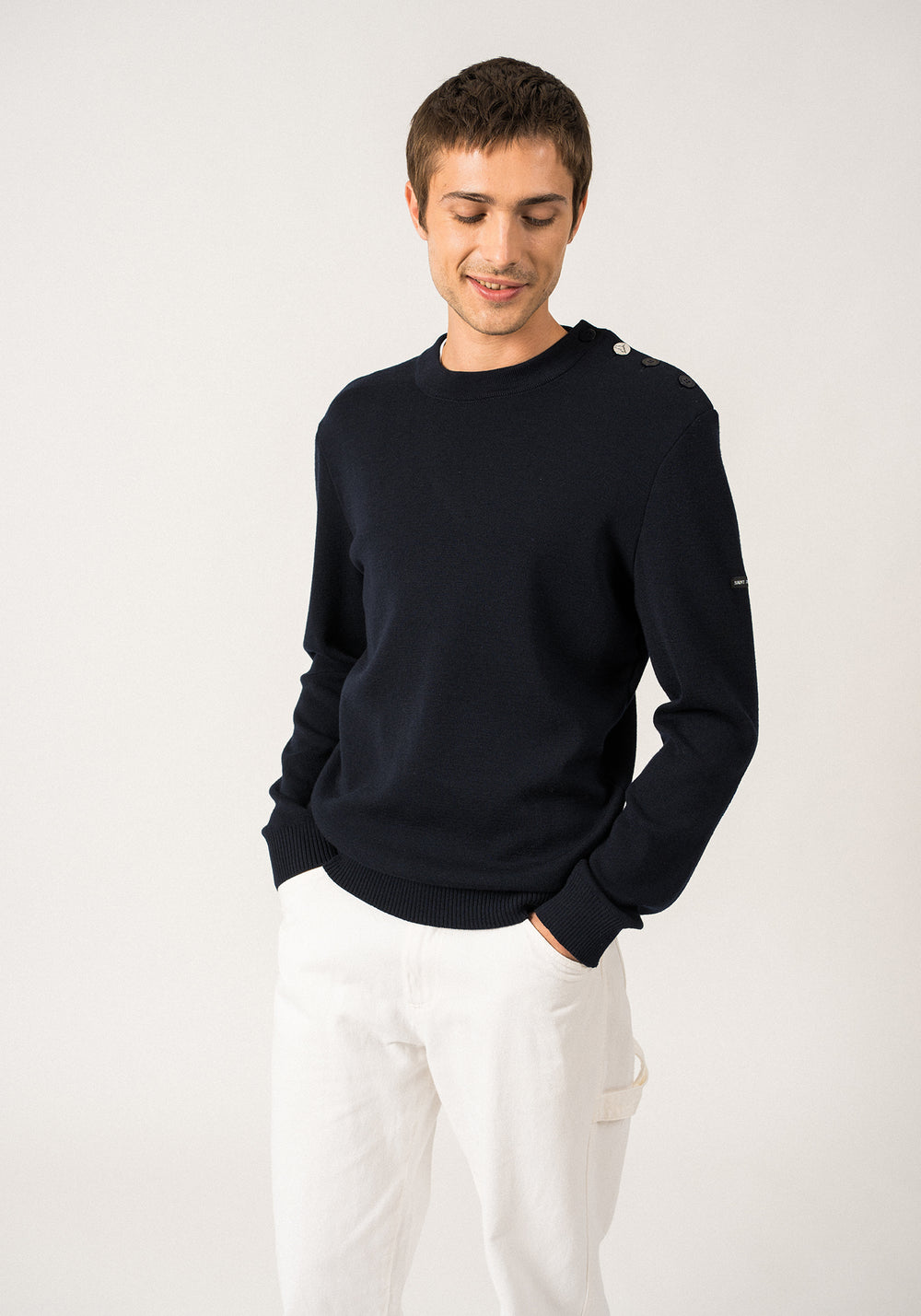 Mondiovision jumper x le Mont Saint-Michel (NAVY/MULTICO)