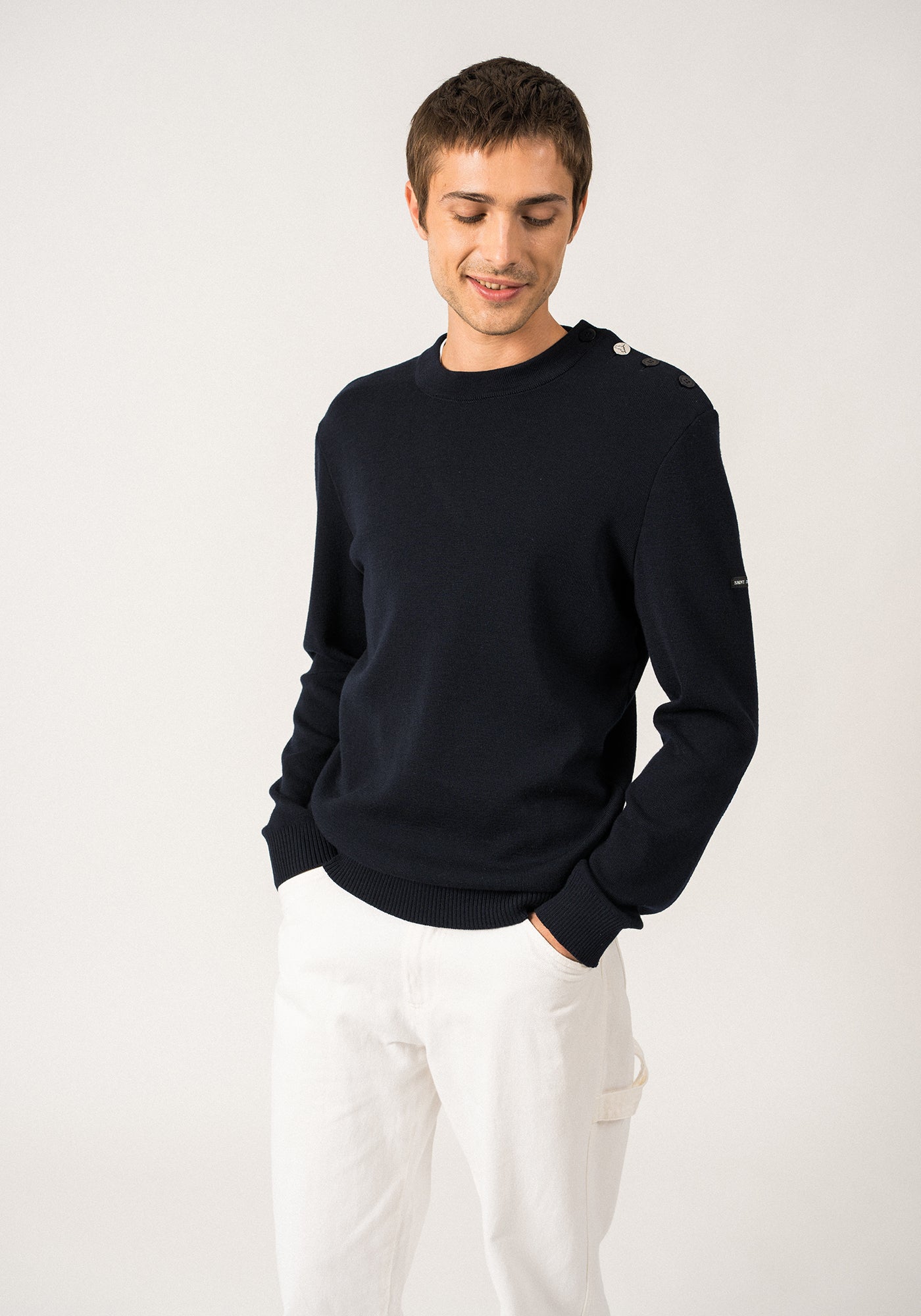 Mondiovision jumper x le Mont Saint-Michel (NAVY/MULTICO)