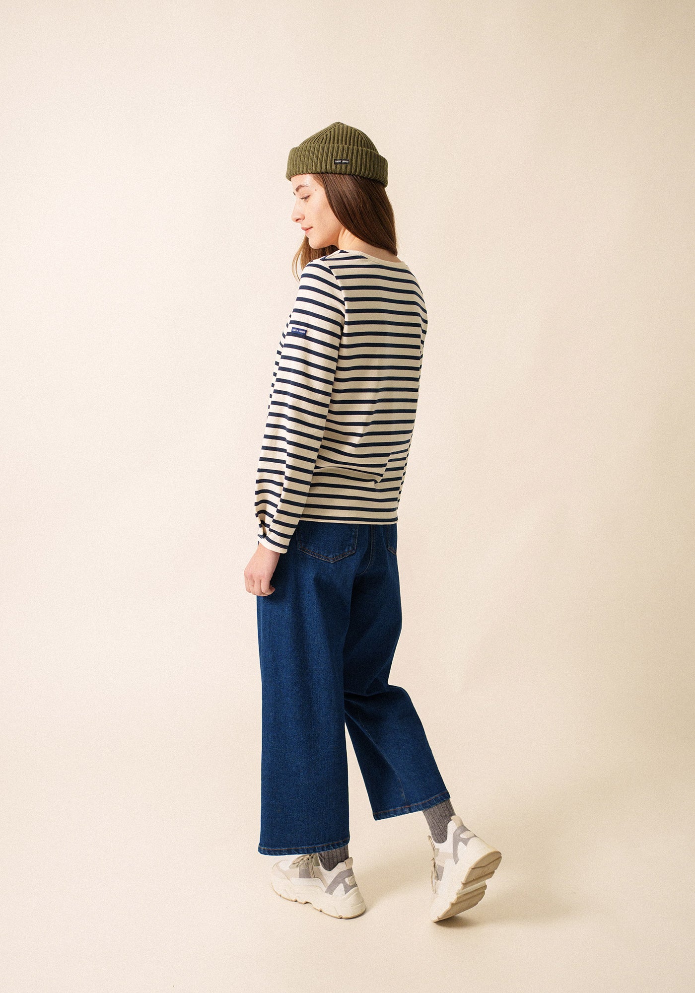Yvoire Breton shirt (ECRU/MARINE)