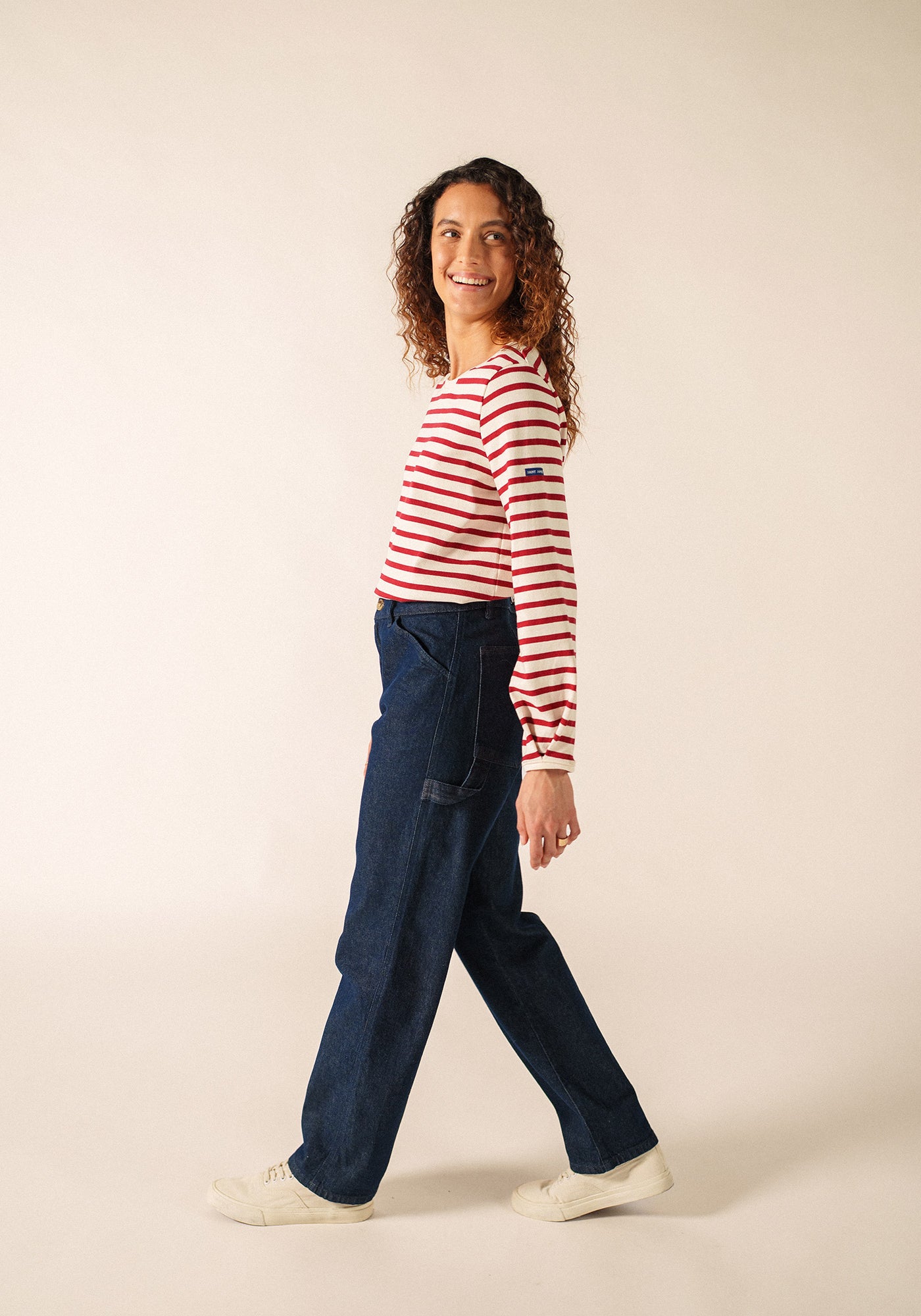 Yvoire Breton shirt (ECRU/PERSAN)