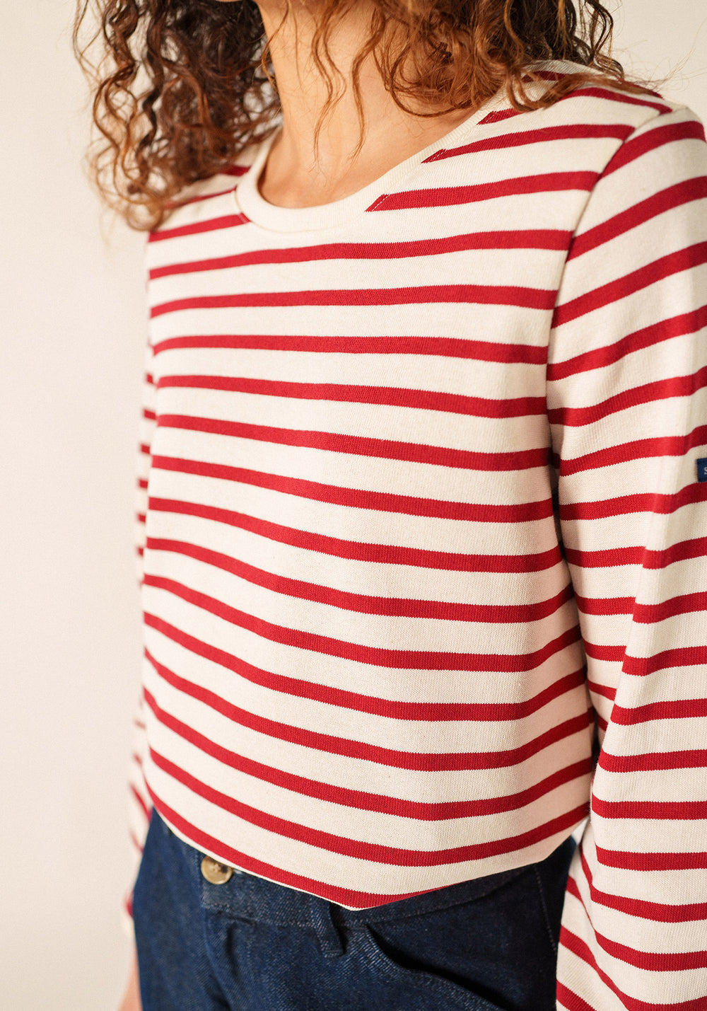 Yvoire Breton shirt (ECRU/PERSAN)