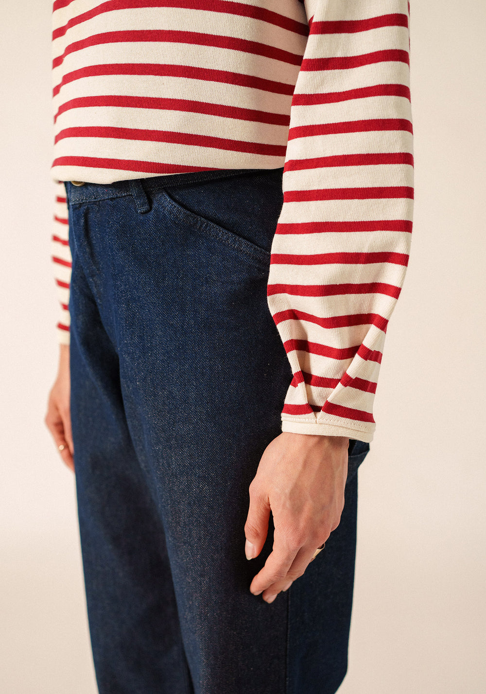 Yvoire Breton shirt (ECRU/PERSAN)
