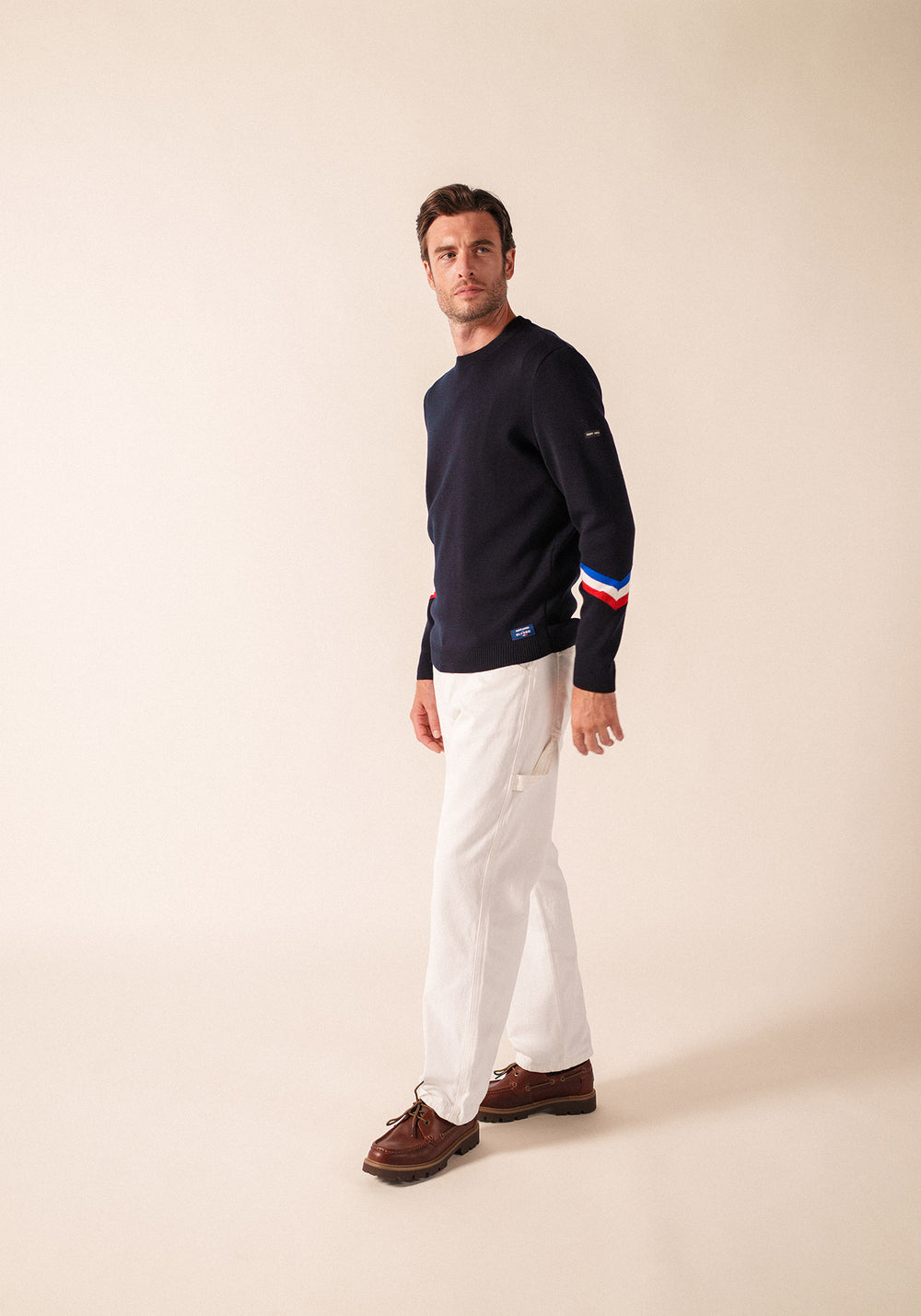Mondiovision jumper x l'Elysée (NAVY/MULTICO)