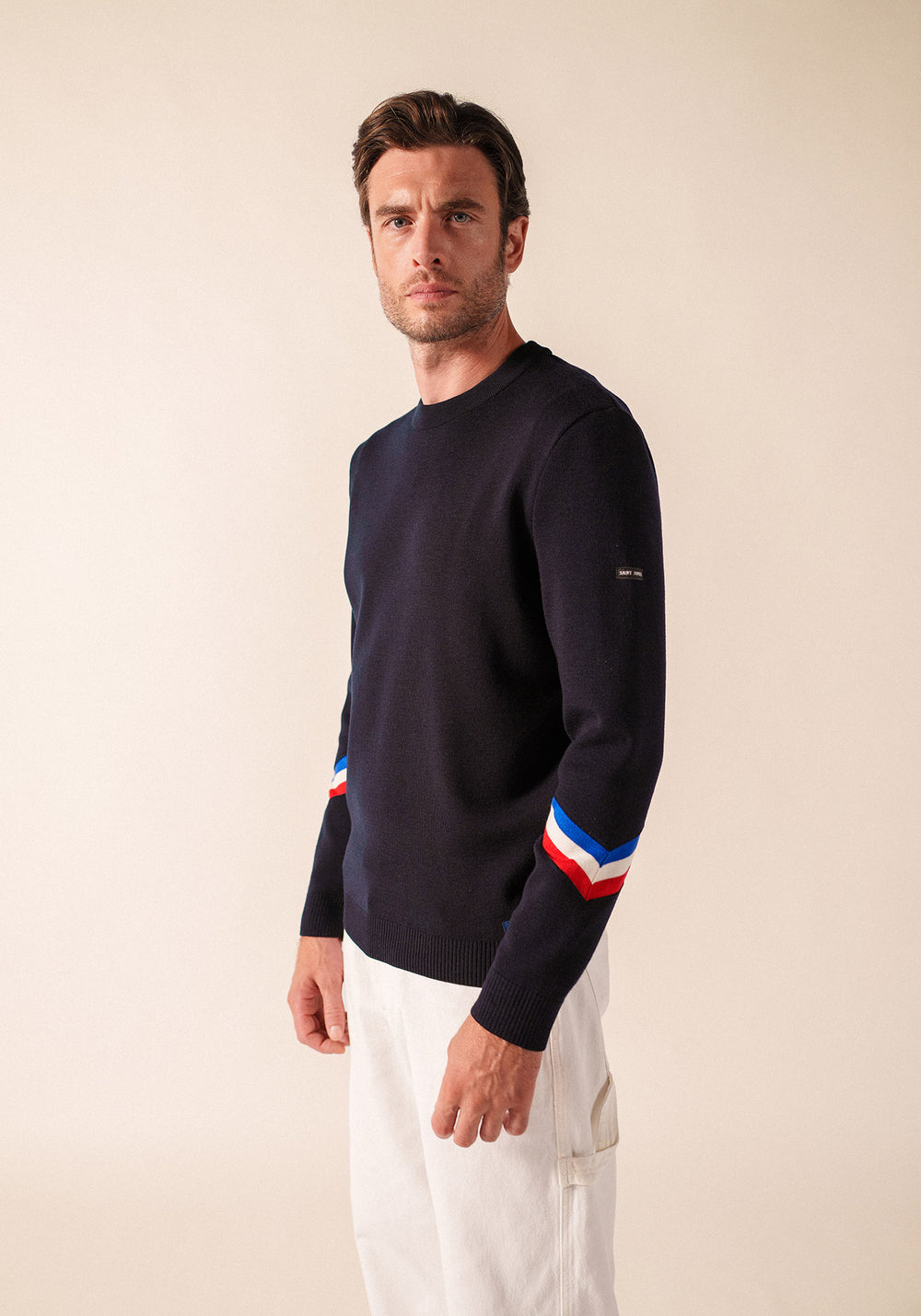 Mondiovision jumper x l'Elysée (NAVY/MULTICO)
