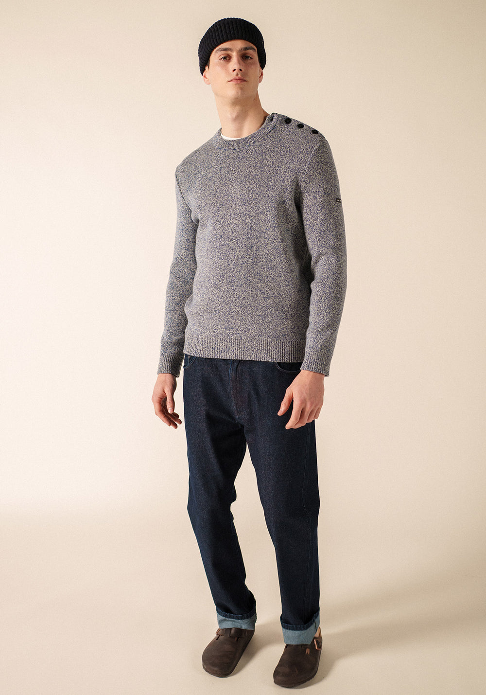 Cancale sailor jumper (JEAN/ECRU)