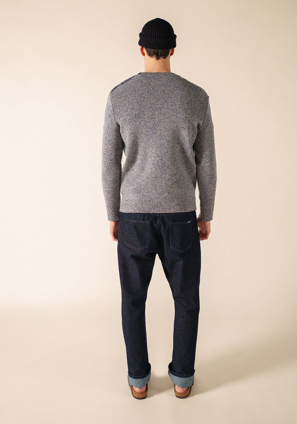 Cancale sailor jumper (JEAN/ECRU)
