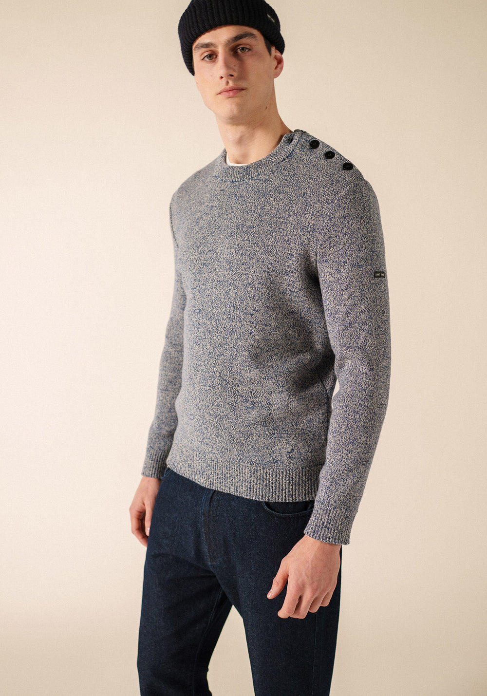 Cancale sailor jumper (JEAN/ECRU)